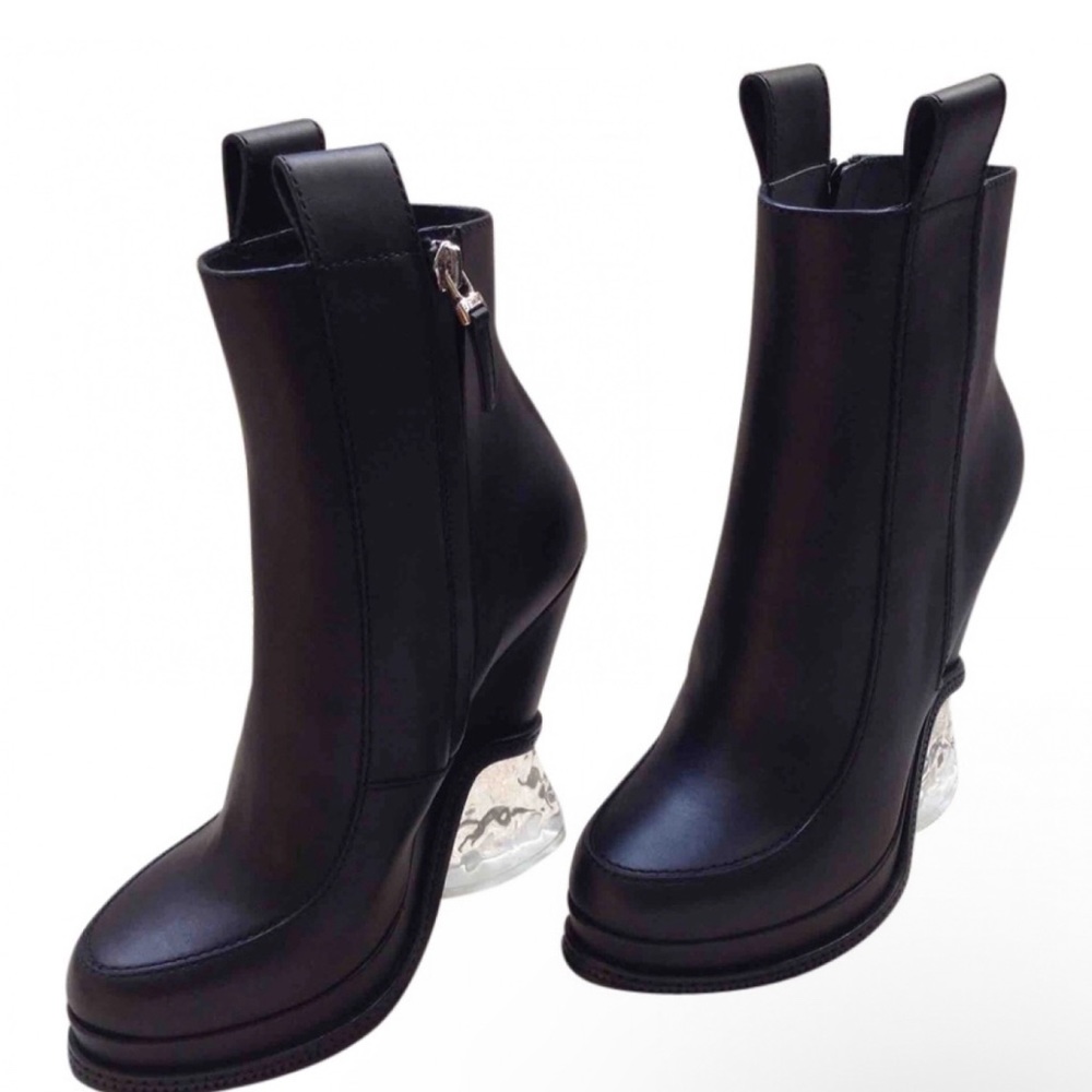 Fendi Boots with clear heel